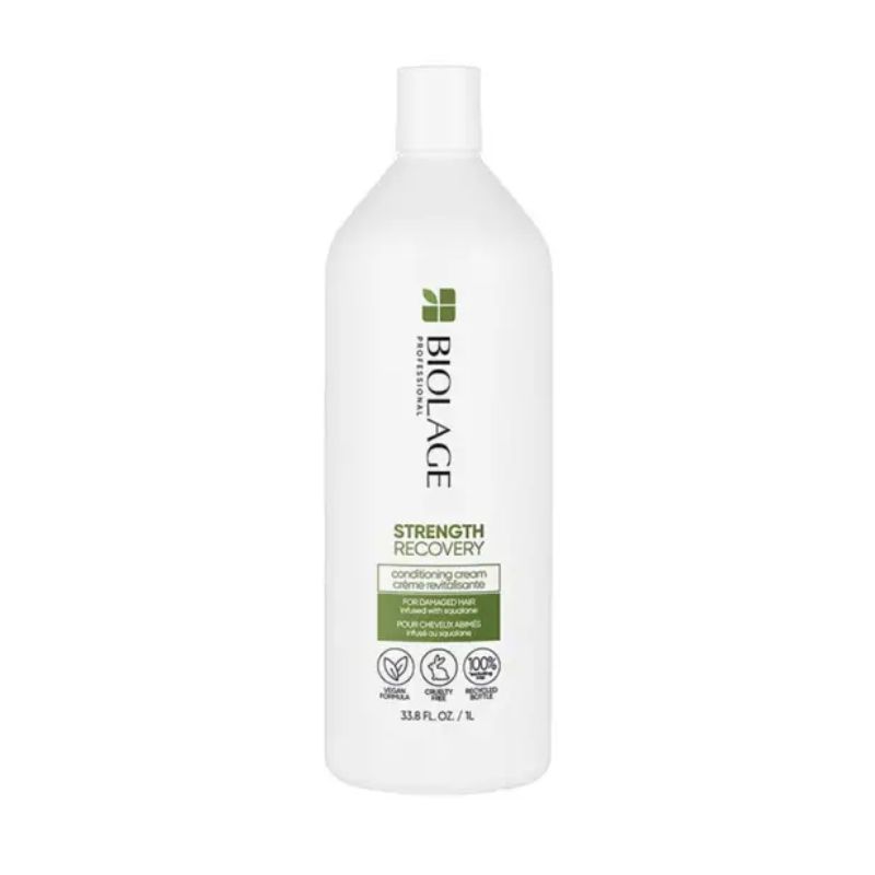 Après-shampoing pour cheveux abîmés Strength Recovery Biolage 1L