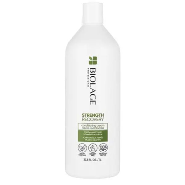 Après-shampoing pour cheveux abîmés Strength Recovery Biolage 1L