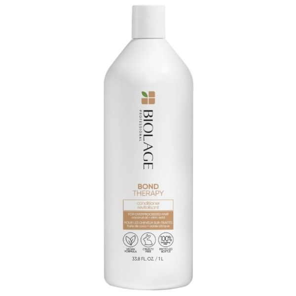 Après-Shampoing Fortifiant pour cheveux sur-sollicités Bond Therapy Biolage 1L Après-Shampoing Fortifiant pour cheveux sur-sollicités Bond Therapy Biolage 1L