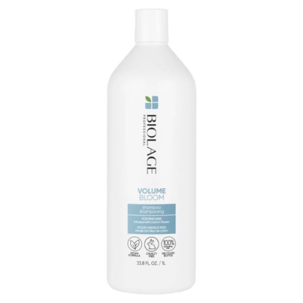 Shampoing pour cheveux fins. Volume Bloom Biolage 1L