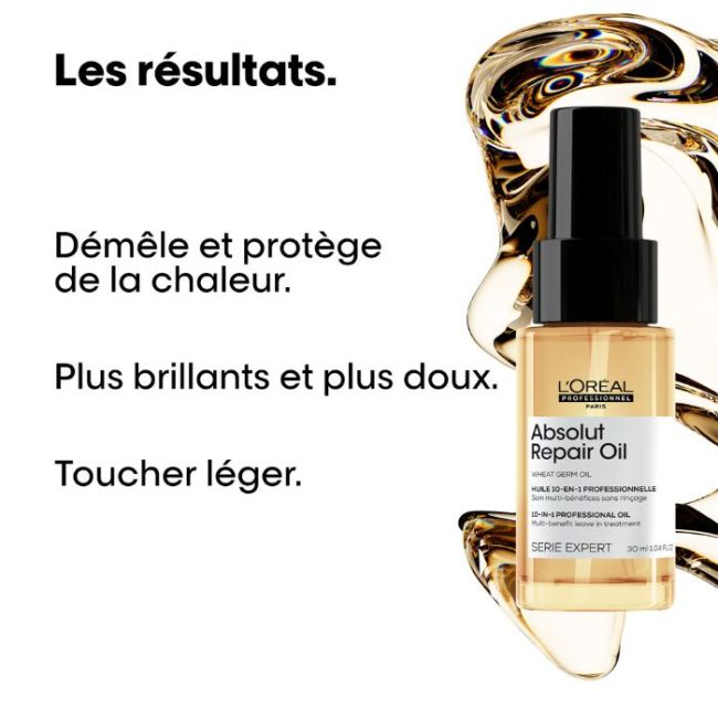 Huile 10-en-1 Absolut Repair L'Oréal Professionnel 30ML