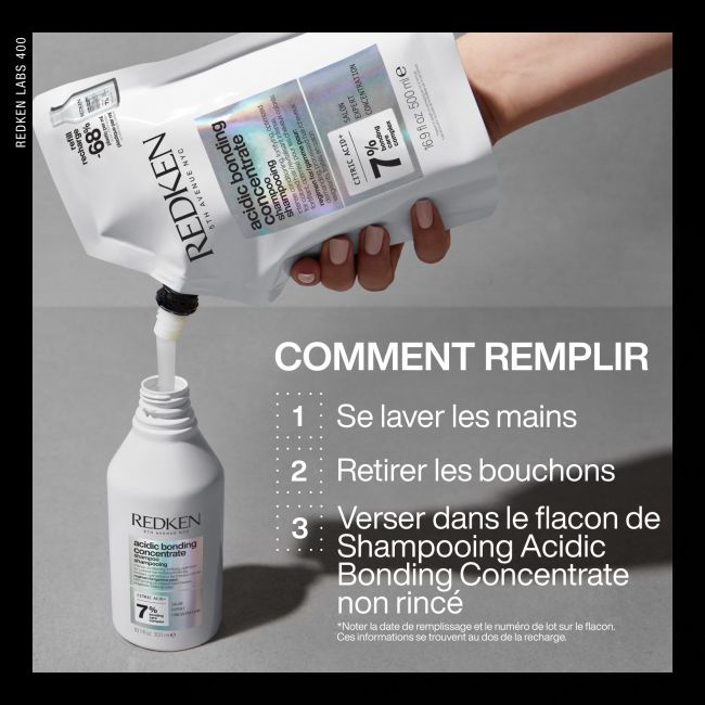 Recharge Shampoing Acidic Bonding Concentrate Redken 500ml