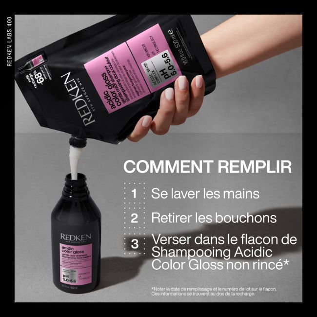 Recharge Shampoing Acidic Color Gloss Redken 500ml