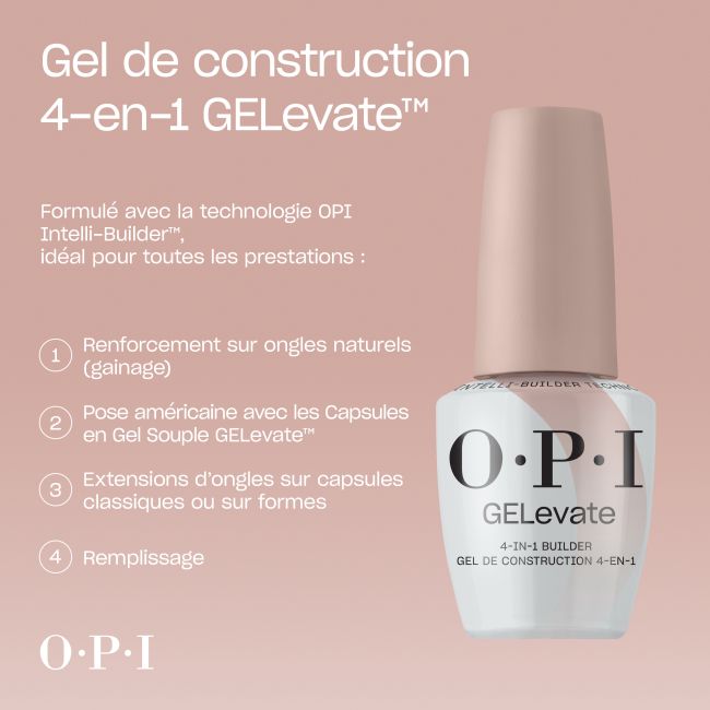 Gel de construction 4 en 1 For the Fill of It GELevate OPI 15ml