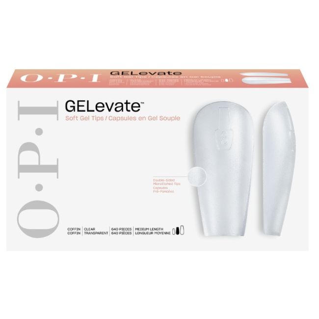 Capsules en Gel Souple Capsules Medium Coffin GELevate OPI 1 boîte (640 pcs)