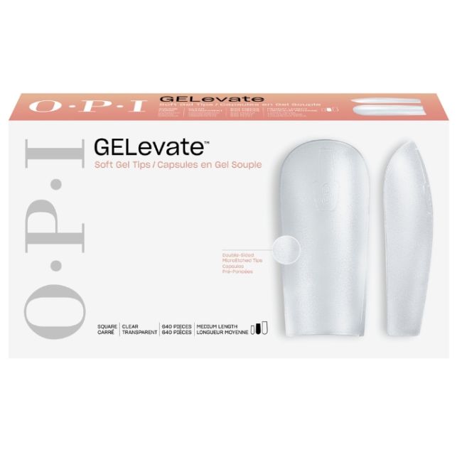 Capsules en Gel Souple Capsules Medium Carré GELevate OPI 1 boîte (640 pcs)