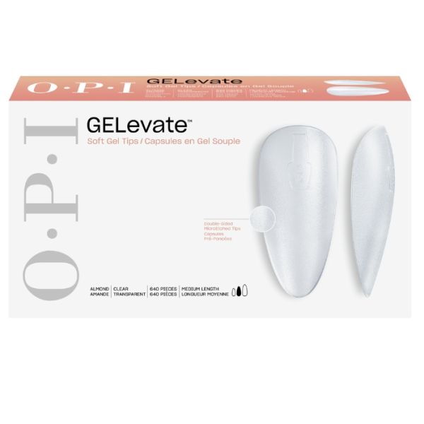 Capsules en Gel Souple Capsules Medium AmandeGELevate OPI 1 boîte (640 pcs)