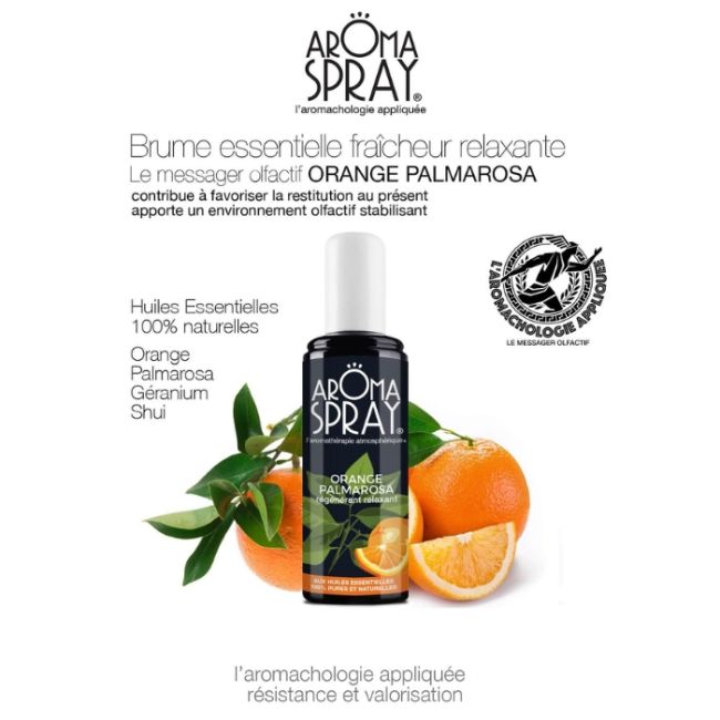 Aroma Spray 100% BIO Orange Palmarosa 100ml