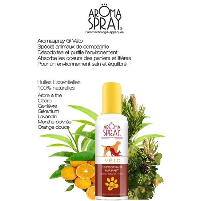 Aroma Spray véto environnement de l'animal 100ml