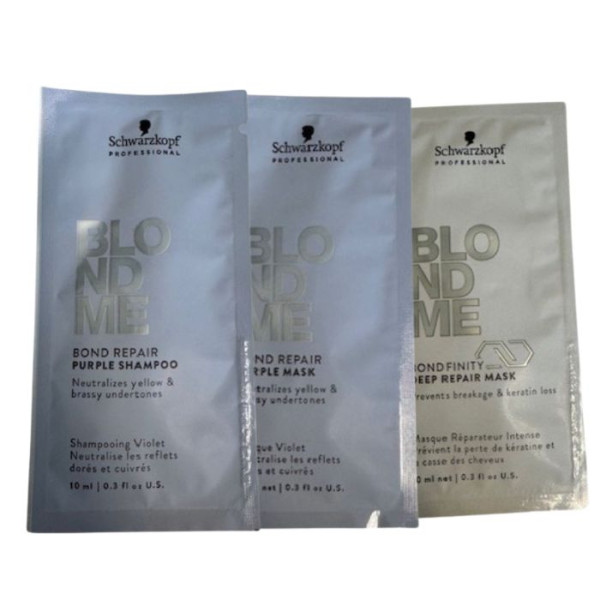 Samples of BlondMe shampoo... Samples of BlondMe shampoo...