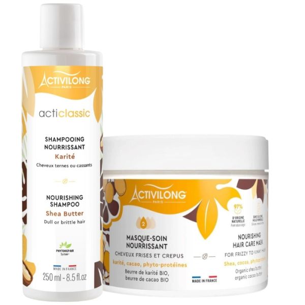 Pflegendes Shampoo und Masken-Duo mit Shea Activilong Pflegendes Shampoo und Masken-Duo mit Shea Activilong