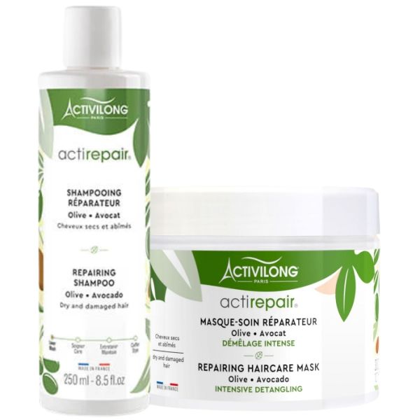 Duo réparateur shampooing et masque Actirepair Activilong Duo réparateur shampooing et masque Actirepair Activilong