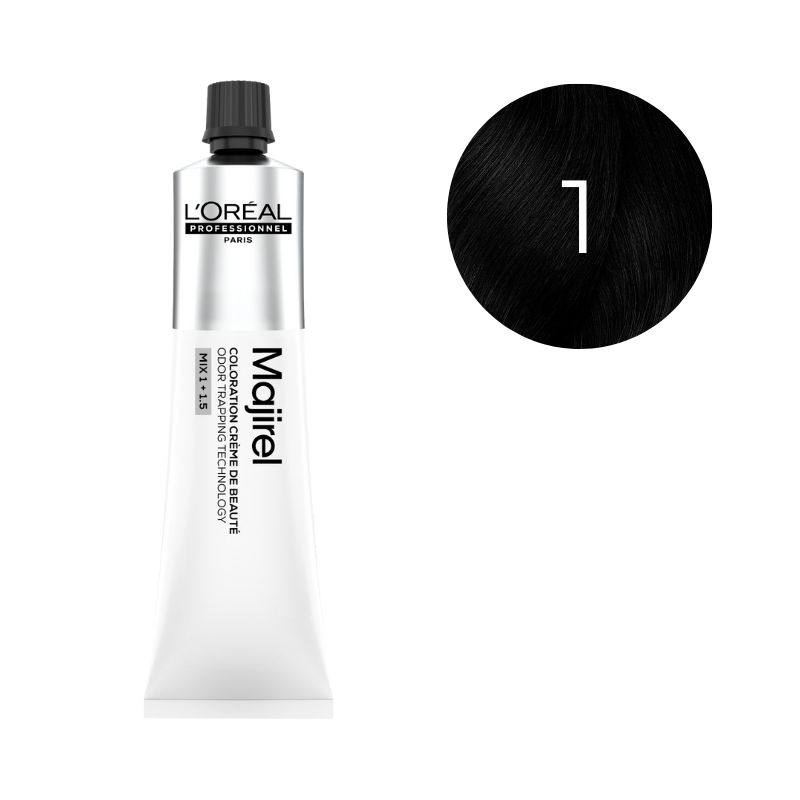 Coloration Majirel Fondamentale Noir 1L'Oréal Professionnel 60ml
