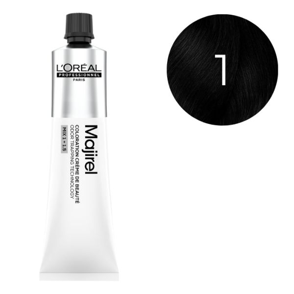 Coloration Majirel Fondamentale Noir 1L'Oréal Professionnel 60ml
