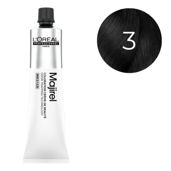 Coloration Majirel Fondamentale Châtain Foncé 3 L'Oréal Professionnel 60ml Coloration Majirel Fondamentale Châtain Foncé 3 L'Oréal Professionnel 60ml