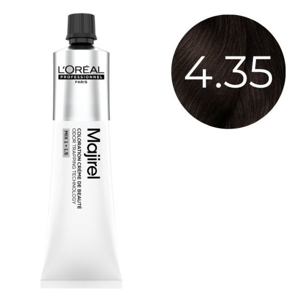 Coloration Majirel Châtain Doré Acajou 4.35 L'Oréal Professionnel 60ml Coloration Majirel Châtain Doré Acajou 4.35 L'Oréal Professionnel 60ml