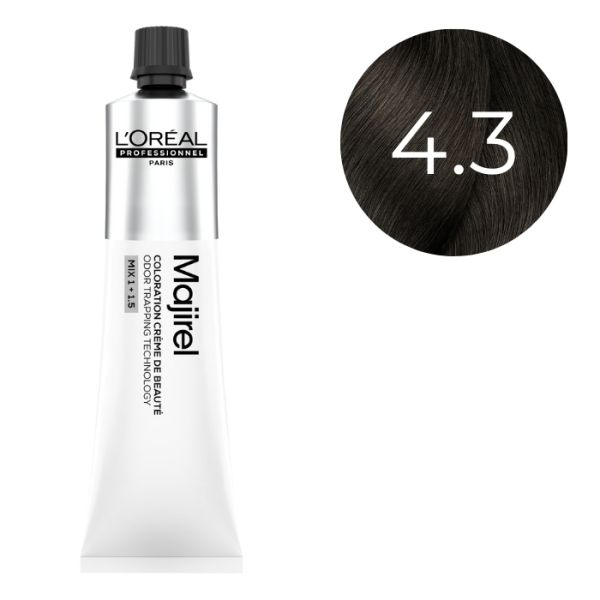 Coloration Majirel Fondamentale Dorée Châtain Doré 4.3 L'Oréal Professionnel 60ml