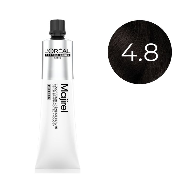 Coloration Majirel Châtain Mocca 4.8 L'Oréal Professionnel 60ml