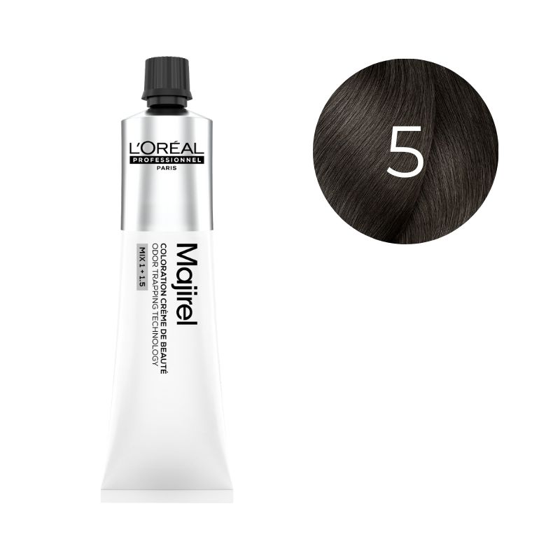 Coloration Majirel Fondamentale Châtain Clair 5 L'Oréal Professionnel 60ml