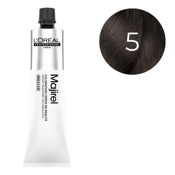 Coloration Majirel Fondamentale Châtain Clair 5 L'Oréal Professionnel 60ml