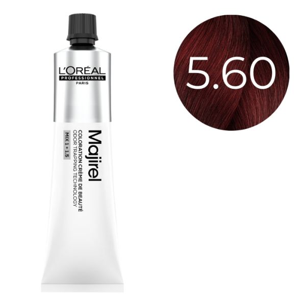Coloration Majirel Châtain Clair Rouge Intense 5.60 L'Oréal Professionnel 60ml Coloration Majirel Châtain Clair Rouge Intense 5.60 L'Oréal Professionnel 60ml