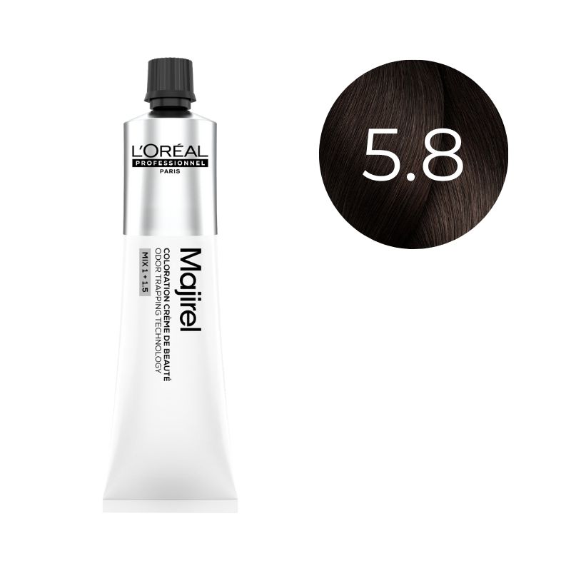 Coloration Majirel Châtain Clair Mocca 5.8 L'Oréal Professionnel 60ml