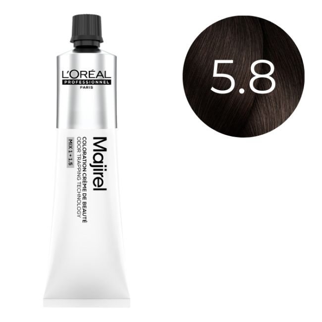 Coloration Majirel Châtain Clair Mocca 5.8 L'Oréal Professionnel 60ml