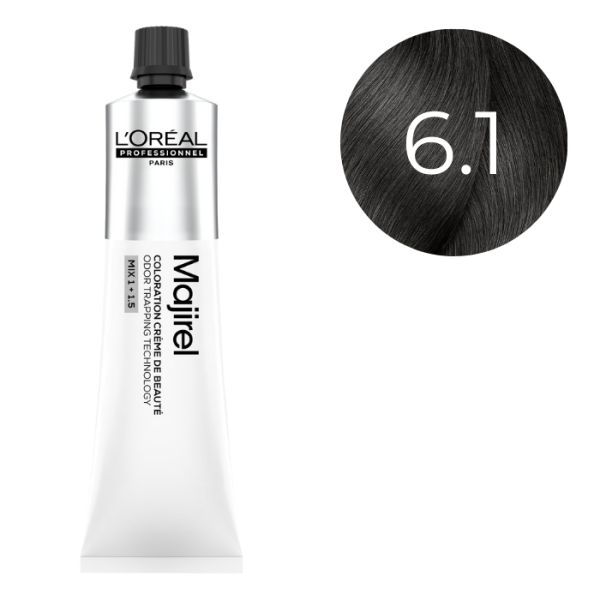 Coloration Majirel Blond Foncé Cendré 6.1 L'Oréal Professionnel 60ml