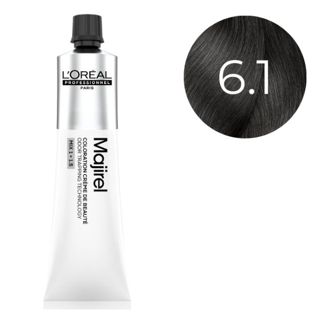 Coloration Majirel Blond Foncé Cendré 6.1 L'Oréal Professionnel 60ml