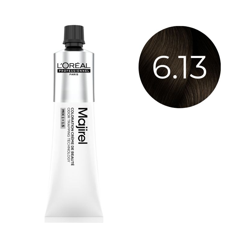 Coloration Majirel Blond Foncé Cendré Doré 6.13 L'Oréal Professionnel 60ml