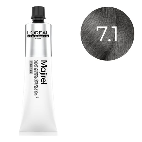Coloration Majirel Blond Cendré 7.1 L'Oréal Professionnel 60ml Coloration Majirel Blond Cendré 7.1 L'Oréal Professionnel 60ml