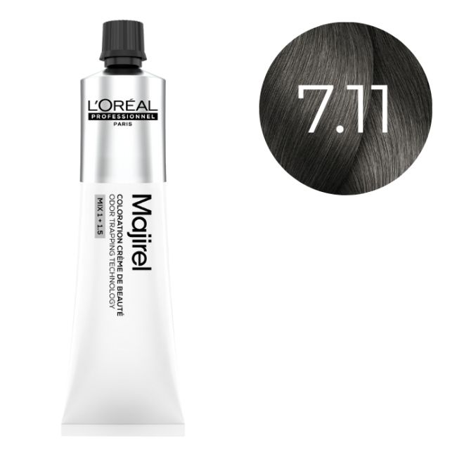 Coloration Majirel Blond Cendré Profond 7.11 L'Oréal Professionnel 60ml
