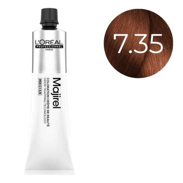 Coloration Majirel Blond Doré Acajou 7.35 L'Oréal Professionnel 60ml Coloration Majirel Blond Doré Acajou 7.35 L'Oréal Professionnel 60ml