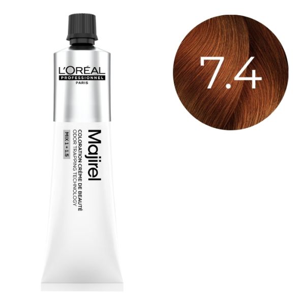 Coloration Majirel Blond Cuivré 7.4 L'Oréal Professionnel 60ml Coloration Majirel Blond Cuivré 7.4 L'Oréal Professionnel 60ml