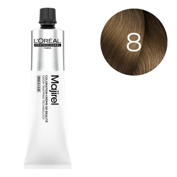Coloration Majirel Fondamentale Blond Clair 8 L'Oréal Professionnel 60ml
