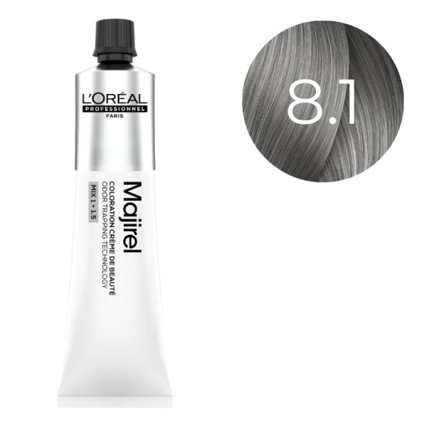 Coloration Majirel Blond Clair Cendré 8.1 L'Oréal Professionnel 60ml Coloration Majirel Blond Clair Cendré 8.1 L'Oréal Professionnel 60ml