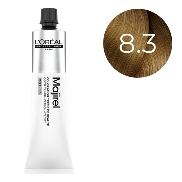 Coloration Majirel Fondamentale Dorée Blond Clair Doré 8.3 L'Oréal Professionnel 60ml
