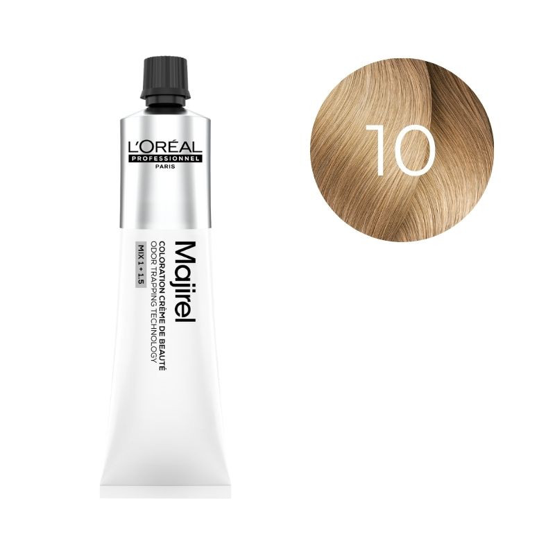 Coloration Majirel Fondamentale Blond Très Très Clair 10 L'Oréal Professionnel 60ml