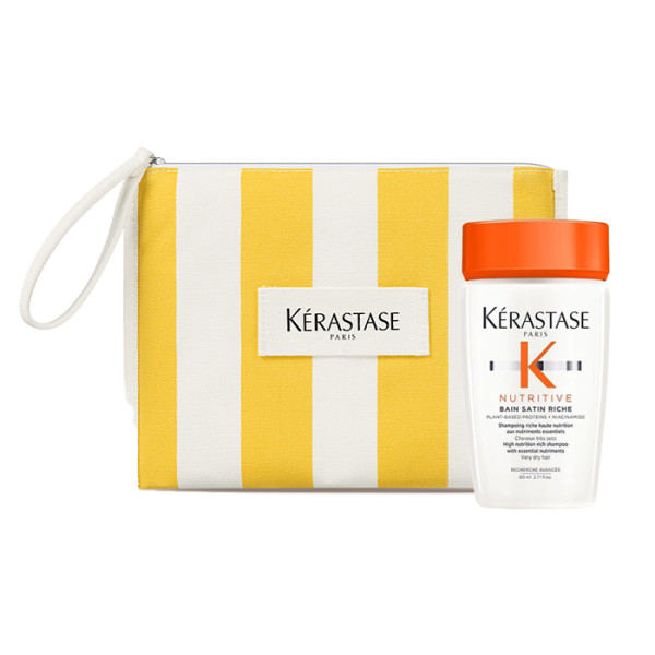 CADEAU : Trousse summer avec un format voyage Kérastase