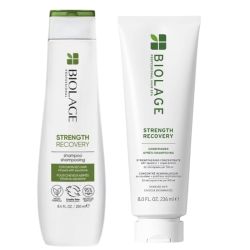 Duo cheveux abîmés Strength Recovery Biolage