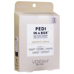 Soin des pieds 5 étapes Pedi in a box O2 Fizz Coconut Cream Voesh