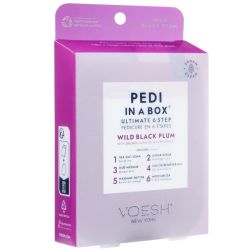 Soin des pieds 6 étapes Pedi in a box Ultimate Wild Black Plum Voesh