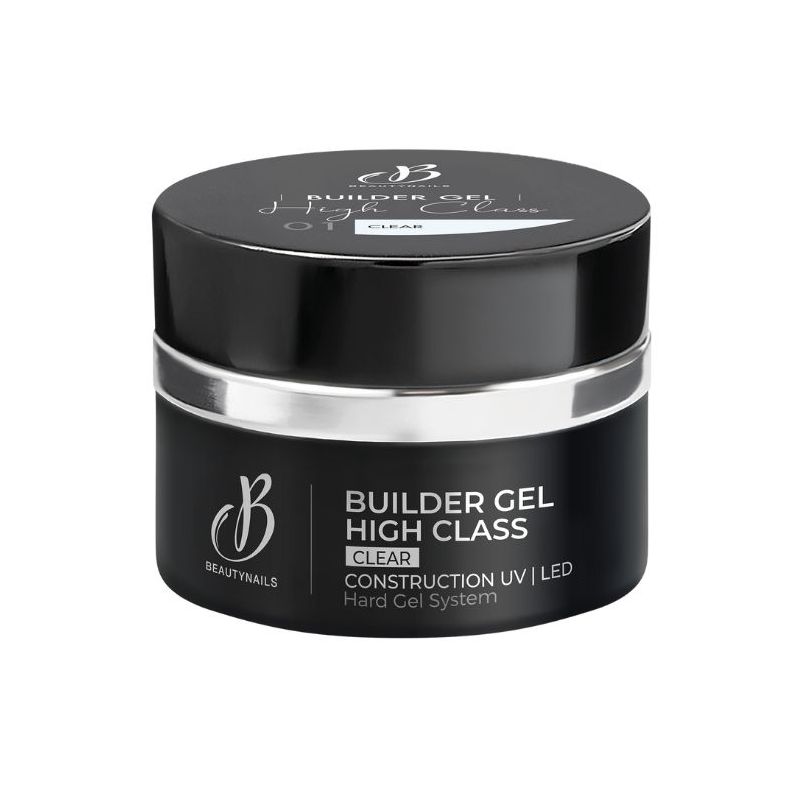 Gel de construction High Class clear BeautyNails 50G