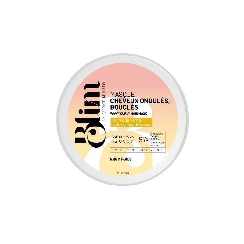 Masque cheveux ondulés bouclés Blim 200ML