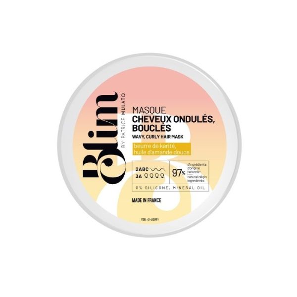 Masque cheveux ondulés bouclés Blim 200ML Masque cheveux ondulés bouclés Blim 200ML