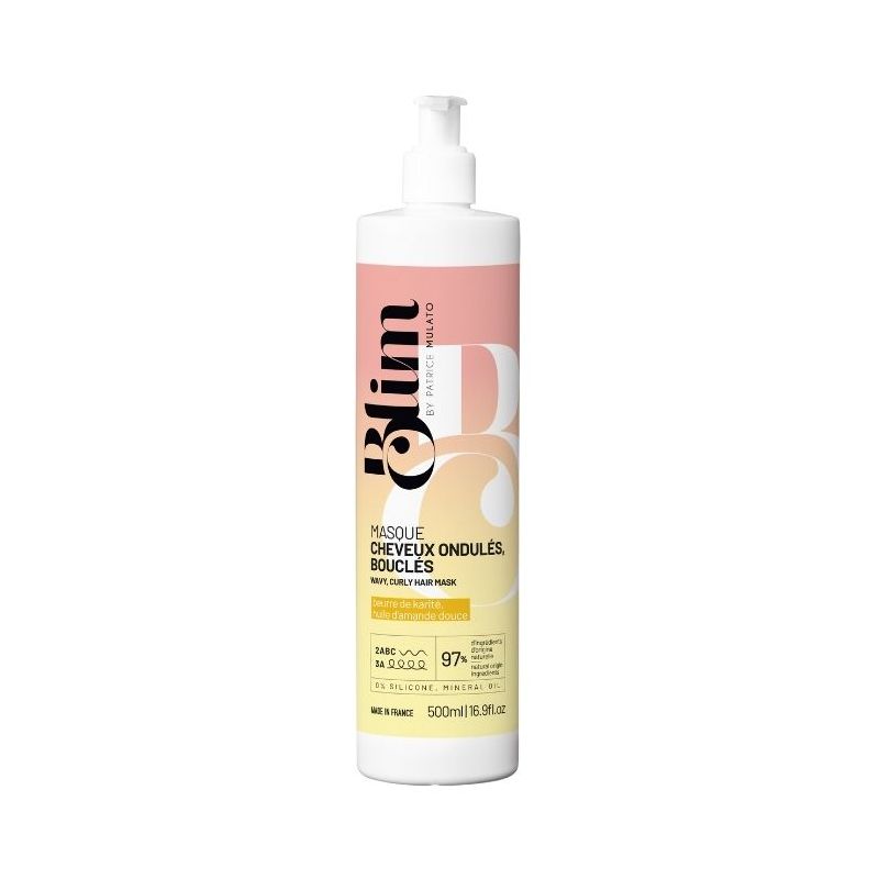 Masque cheveux ondulés bouclés Blim 500ML