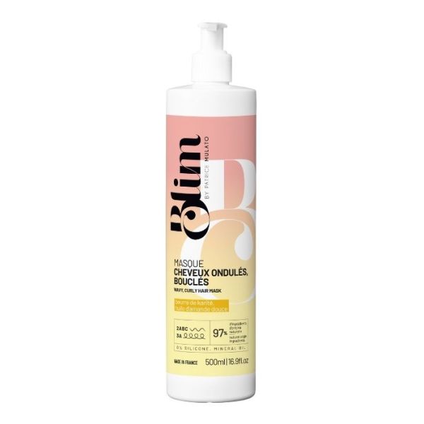 Masque cheveux ondulés bouclés Blim 500ML Masque cheveux ondulés bouclés Blim 500ML