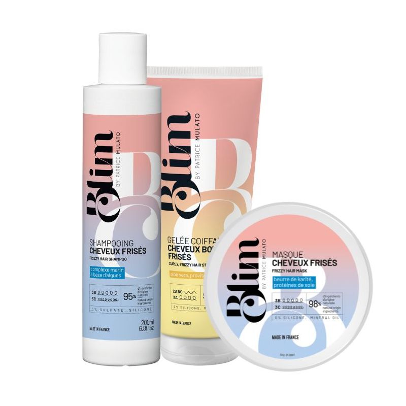 Routine cheveux frisés Blim