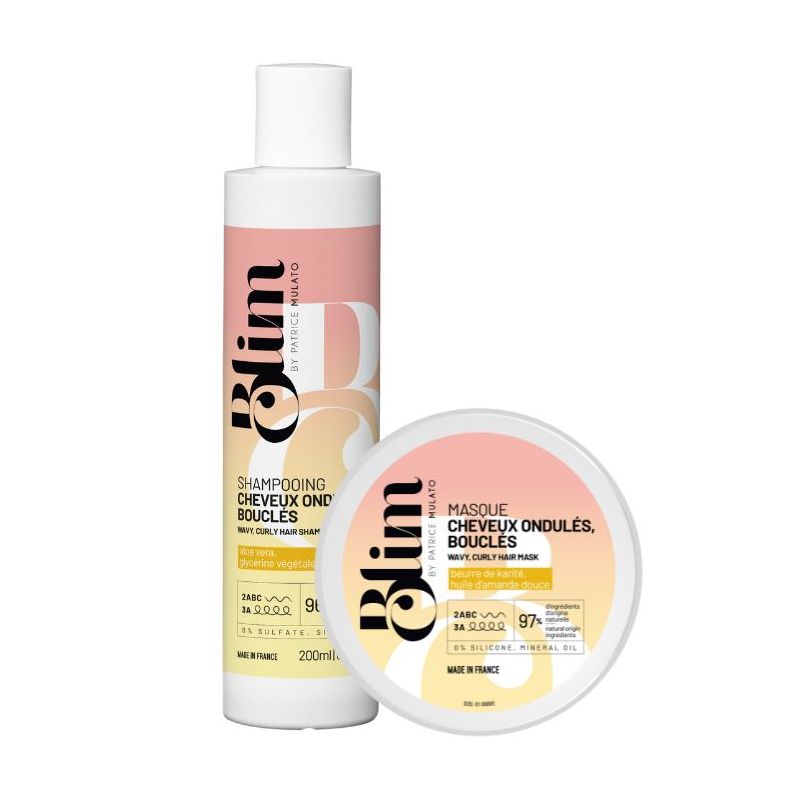 Duo cheveux ondulés bouclés Blim