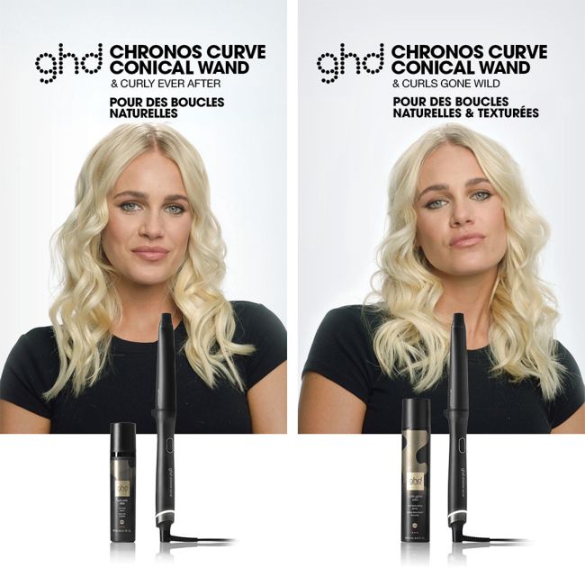 Boucleur ghd chronos curve conical wand